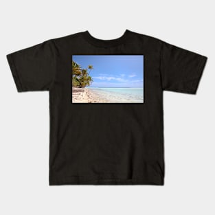 Tetiaroa Simple Ocean Palms Kids T-Shirt